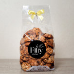 Modern minimal black white simple 50th birthday classic round sticker<br><div class="desc">Modern minimal typography simple black and white 50th birthday party favor sticker. Part of a contemporary collection.</div>