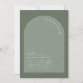 Modern minimal bohemian sage green geometric (Front)