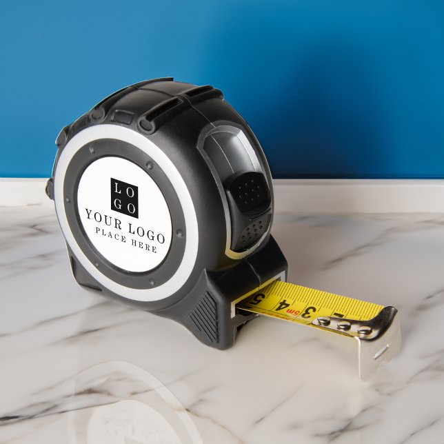 Modern Minimal Branded Custom Business Logo  Tape Measure