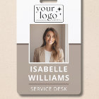 Modern Minimal Business Employee ID