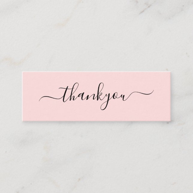 Modern Minimal Business Thank You For Order Insert (Front)