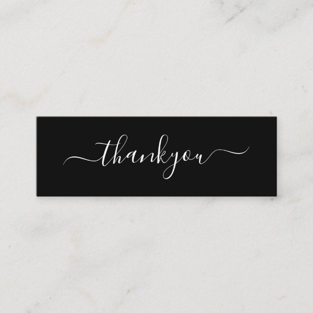 Modern Minimal Business Thank You For Order Insert (Front)