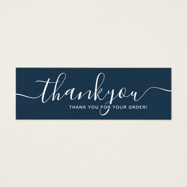 Modern Minimal Business Thank You For Order Insert (Front)