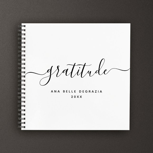 Modern Minimal Calligraphy Chic Gratitude Journal (Creator Uploaded)