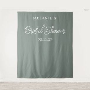Modern Minimal Chic Bridal Shower Backdrop