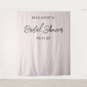Modern Minimal Chic Bridal Shower Backdrop
