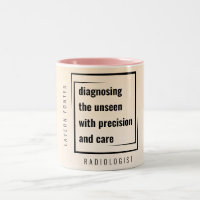 Modern Minimal Chic Motivational Radiologist Gift