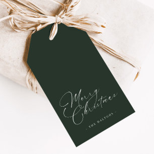 Modern Minimal Christmas Holiday Gift Tag