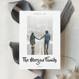Modern Minimal Christmas Photo Card