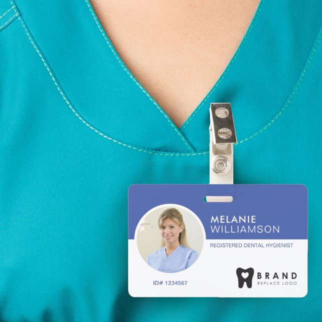 Modern & Minimal Circle Photo Frame & Company Logo Badge (Creator Uploaded)