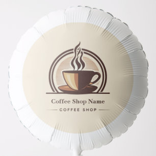 Modern Minimal Coffee Shop professional shop Balloon