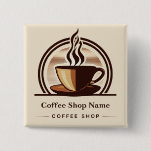 Modern Minimal Coffee Shop professional  shop Button