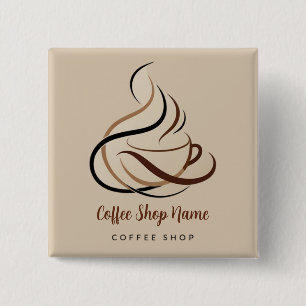 Modern Minimal Coffee Shop professional shop Button
