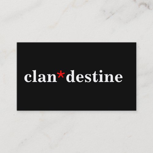 Modern Minimal Colors Business Cards