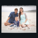 Modern Minimal Custom Family Photo Calendar<br><div class="desc">Modern Minimal Custom Family Photo Calendar.</div>