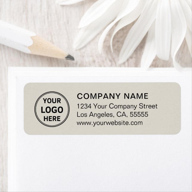 Modern Minimal Custom Logo Neutral Corporate Label (Insitu)