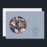 Modern Minimal Delicate Save The Date Photo<br><div class="desc">Stylish contemporary save the date photo cards</div>