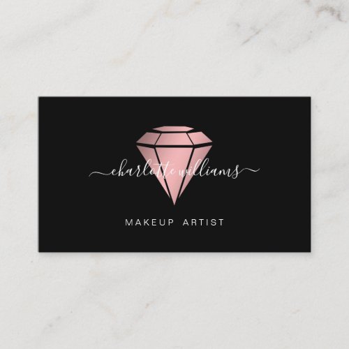 Modern Minimal  Diamant Salon  Business Card