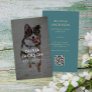 Modern Minimal Dog Trainer Pet Sitter QR Code Business Card