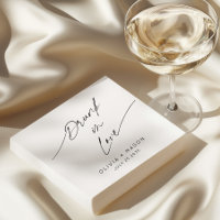 Modern Minimal Drunk In Love Whimsical Wedding