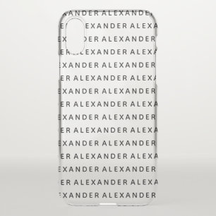 Modern minimal elegant script text name case