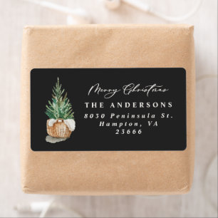 modern minimal elegant simple black label