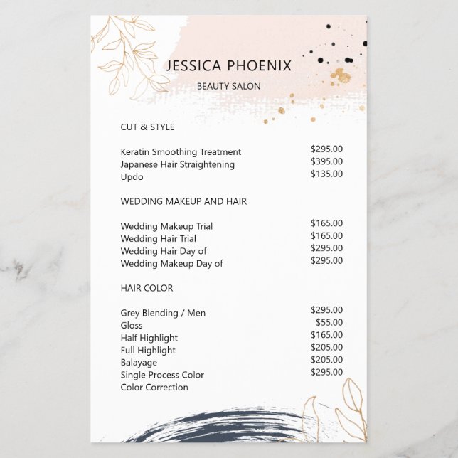 Modern, minimal flyer (Front)