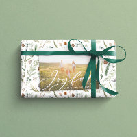 Modern minimal foliage 1 photo script elegant holi