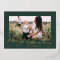 Modern minimal foliage photo script elegant green