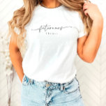 Modern Minimal Future Mrs. Shirt<br><div class="desc">This is a modern minimalist future mrs. shirt. Edit most wording and all colors to make this minimal future mrs. shirt fit your event needs and personal style. Just select "edit using design tool" on toolbar :)</div>