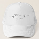 Modern Minimal Future Mrs. Trucker Hat<br><div class="desc">This is a modern minimalist future mrs. trucker hat. Edit most wording and all colors to make this minimal future mrs. shirt fit your event needs and personal style. Just select "edit using design tool" on toolbar :)</div>