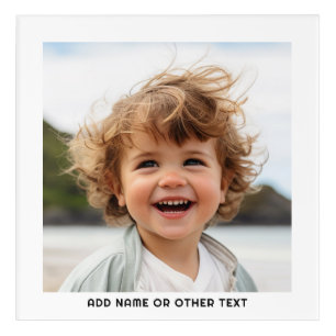 Modern minimal Gallery Photo with White Border Acrylic Print