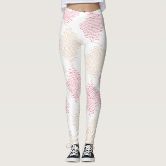 Modern Minimal Geometric Leggings   Abstract Textu