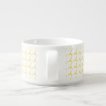 Modern Minimal Gold Geometric Pattern Coffee Mug