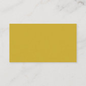 Modern Minimal, Gold Script, RSVP respond Enclosure Card (Back)