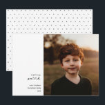 Modern Minimal | Gratitude Photo Christmas Black Holiday Card<br><div class="desc">Are you looking for a minimal, modern styled holiday photo card to send out to family and friends? In our busy, chaotic world, it's nice when some things are simple, and this card is just that! Text on the left reads, "in all things, gratitude, " because when we really stop...</div>