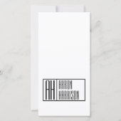 Modern Minimal Initials & Name Logo (Front)