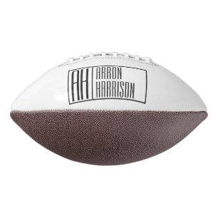 Modern Minimal Initials & Name Logo Football