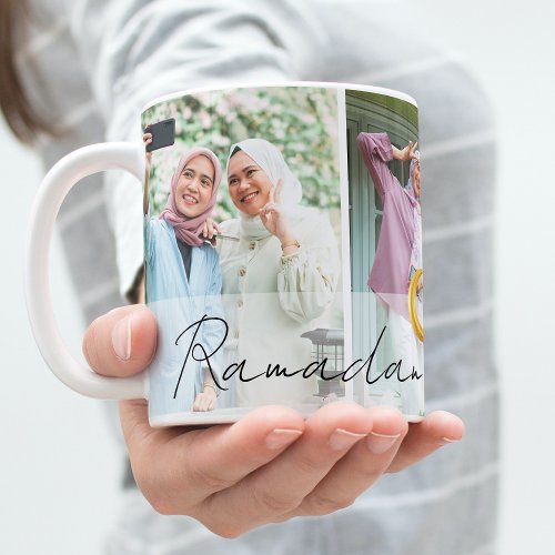 Modern Minimal Islamic Ramadan Mubarak Photo Coffee Mug