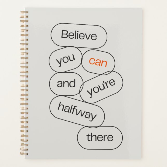 Modern Minimal Journal Cover Planner (Front)