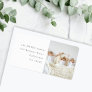 Modern Minimal Kids Photo Return Address Label