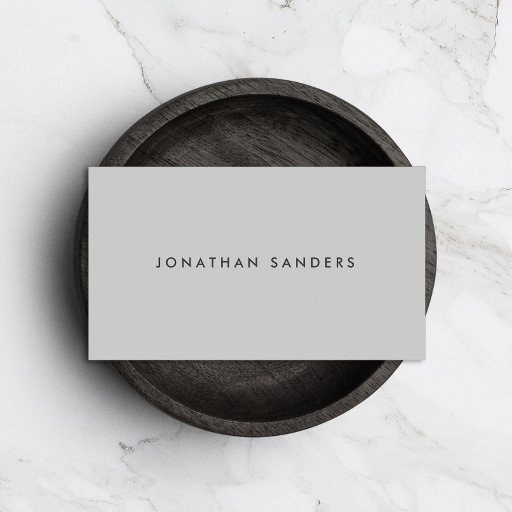 Customizable MODERN & MINIMAL No. 3 Business Card