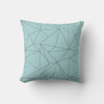 Modern Minimal Line grey and teal