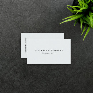 Modern Minimal Luxury Boutique QR CODE Business Ca Card
