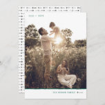 Modern Minimal Marker HOPE Turquoise Vertical Holiday Card