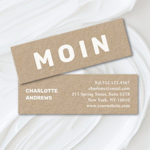 Modern Minimal Mini Business Card
