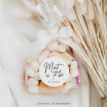 Modern Minimal Mint To Be Wedding Favor Classic Round Sticker<br><div class="desc">These Modern Minimalist Mint To Be wedding favor stickers are perfect for a minimalist wedding or a modern wedding. This simple design features a hand script font that is perfect for your event. Customizable all of the wording to be in any color. You can also add any image, if you...</div>
