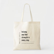 Modern Minimal Motivational Physiotherapist Gift