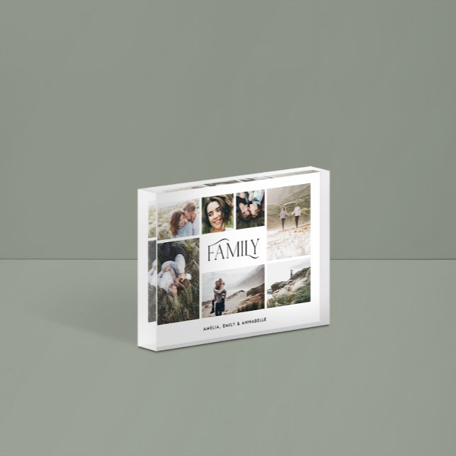 Modern minimal multi 7 photo family elegant (Creator Uploaded)