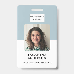 Modern Minimal Name ID Card Conference Office Badge